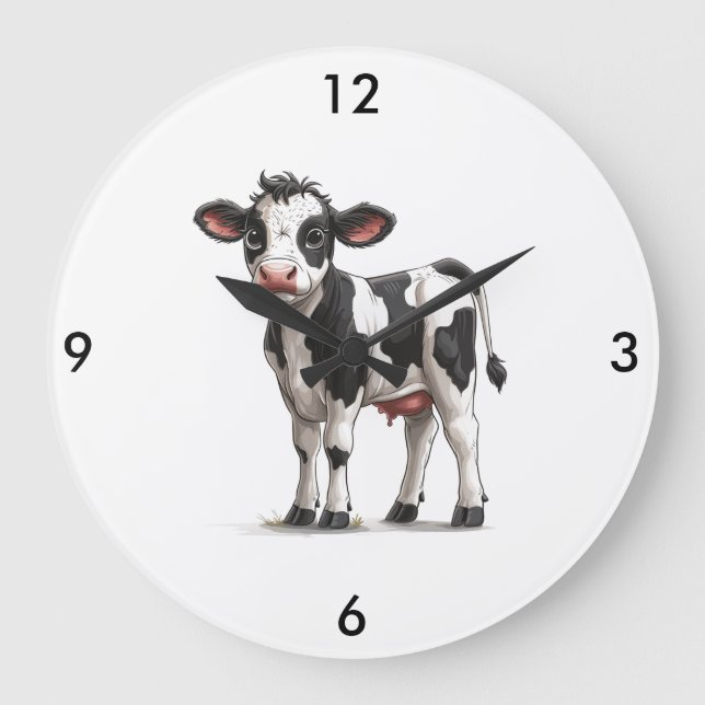 Grande Horloge Ronde Clock Cow (Recto)