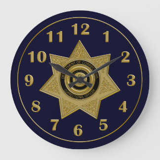 Grande Horloge Ronde Clock de Badge