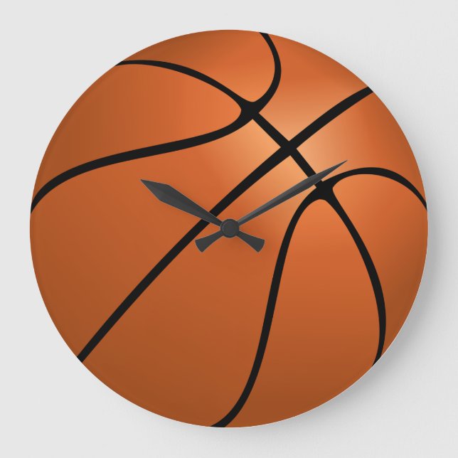 Grande Horloge Ronde Clock de basket (Recto)