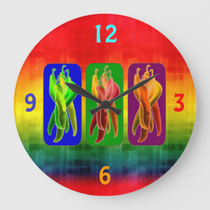 Grande Horloge Ronde Clock de Chilie