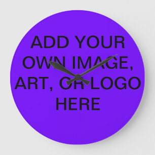Grande Horloge Ronde CLOCK DE DESIGN CUSTOMIZABLE - ADD YOUR OWN Images
