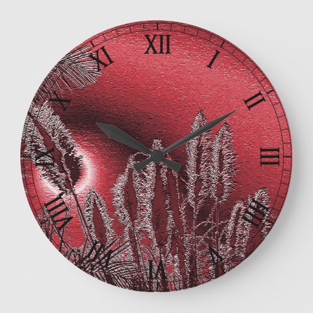 Grande Horloge Ronde Clock de Feelings_Wall (Recto)