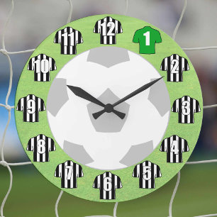 Grande Horloge Ronde Clock de football