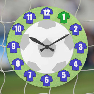 Grande Horloge Ronde Clock de football