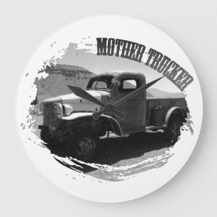 Grande Horloge Ronde Clock de Fun Mother Truck !