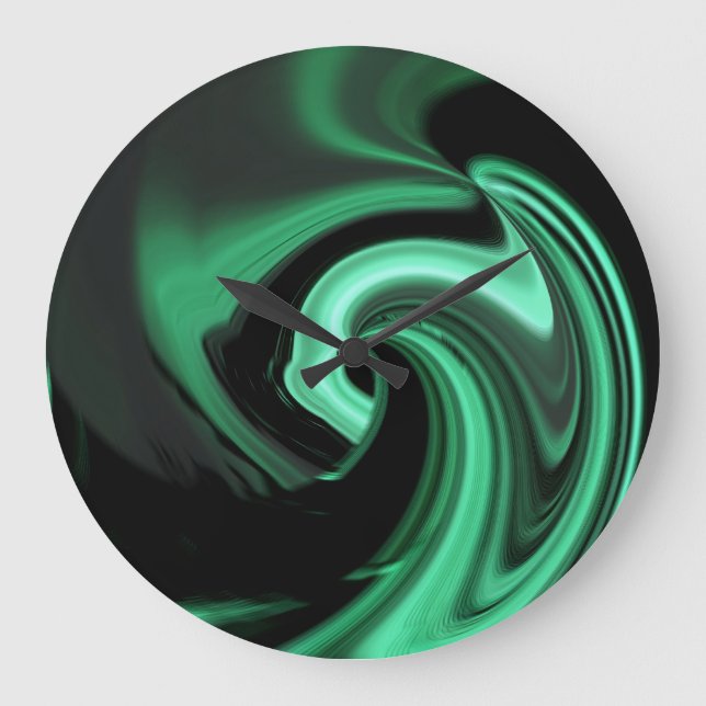 Grande Horloge Ronde Clock de Green Heart (Recto)