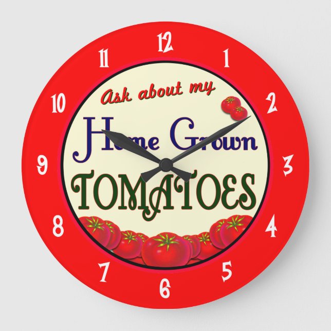 Grande Horloge Ronde Clock de Homegrown (Recto)