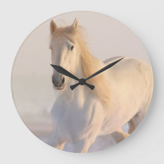 Grande Horloge Ronde Clock de Horse