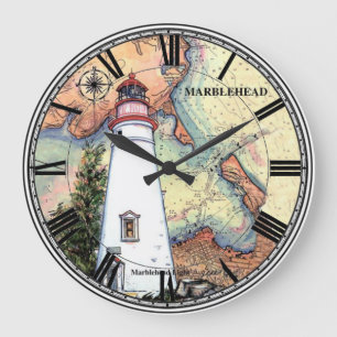 Grande Horloge Ronde Clock de Marblehead