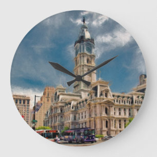 Grande Horloge Ronde Clock de Philadelphie
