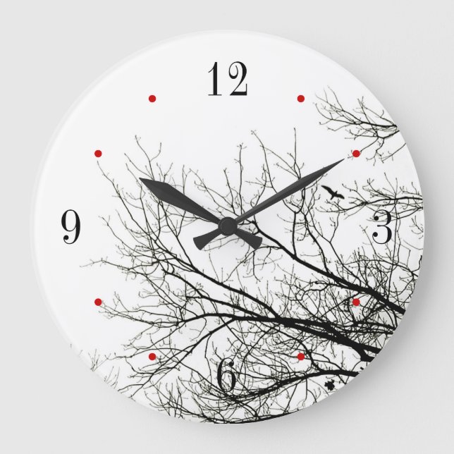 Grande Horloge Ronde Clock de Trees (Recto)