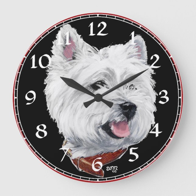 Grande Horloge Ronde Clock de White Terrier (Recto)
