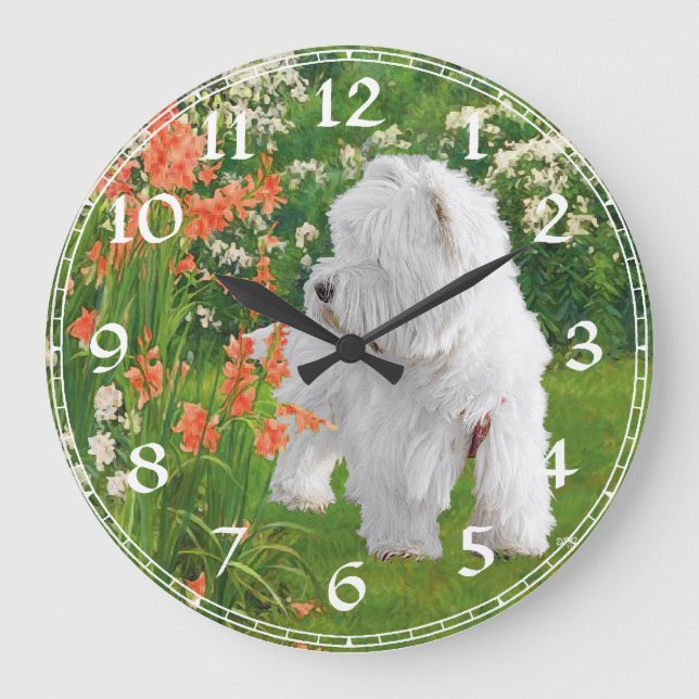 Grande Horloge Ronde Clock de White Terrier (Recto)