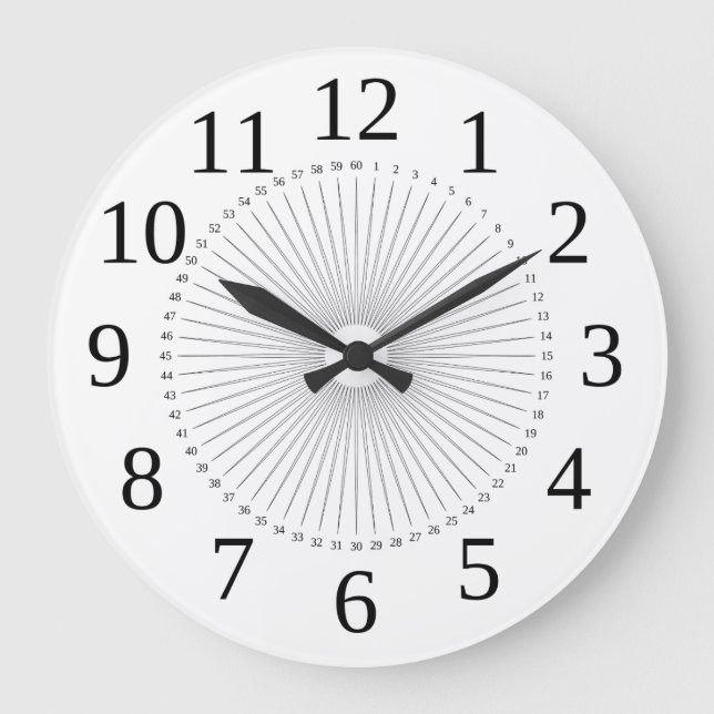 Grande Horloge Ronde clock dial sun like outlinting (Recto)