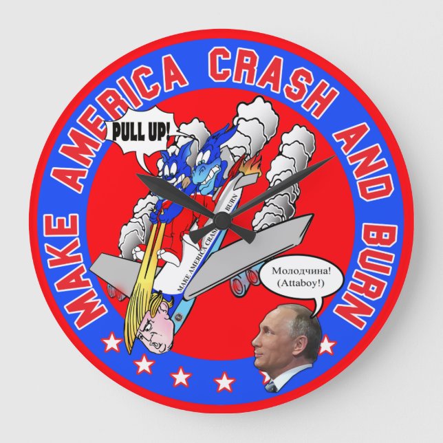 Grande Horloge Ronde Clock Donald Trump (Recto)