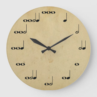 Grande Horloge Ronde Clock Musician