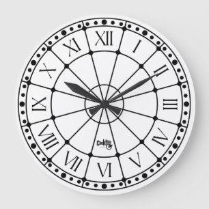 Grande Horloge Ronde CLOCK TILDE LINEA CLASSIC antique A