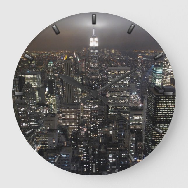 Grande Horloge Ronde Clock Toxits Decor NY Wall Clock (Recto)