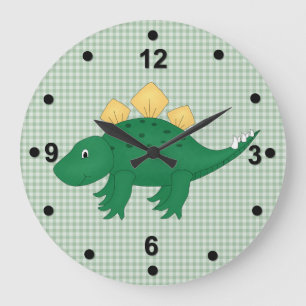 Grande Horloge Ronde Clock vert