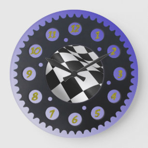 GRANDE HORLOGE RONDE CLOCKS DE SPROCKET.
