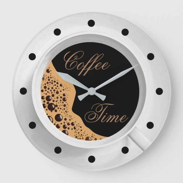 Grande Horloge Ronde Clocks de Trendy Kitchen (Recto)