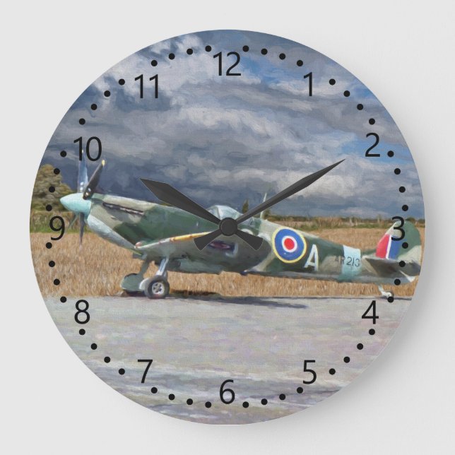 Grande Horloge Ronde Clouds Spitfire (Recto)