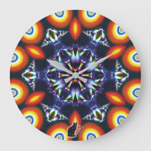 Grande Horloge Ronde Coals Kaleidoscope