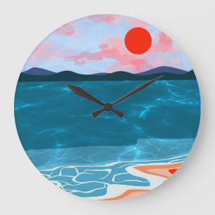 Grande Horloge Ronde Coastal Hues