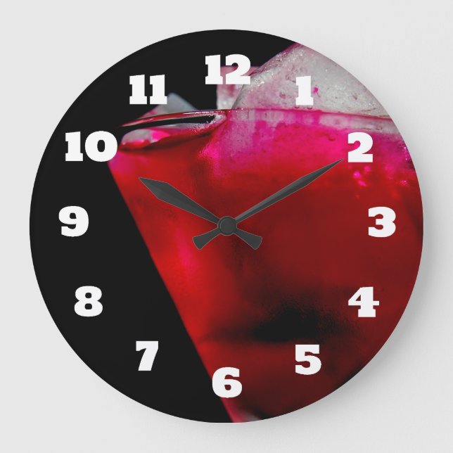 Grande Horloge Ronde Cocktail Refreshing Red and Pink (Recto)
