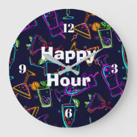 Cocktails Happy Hour Neon