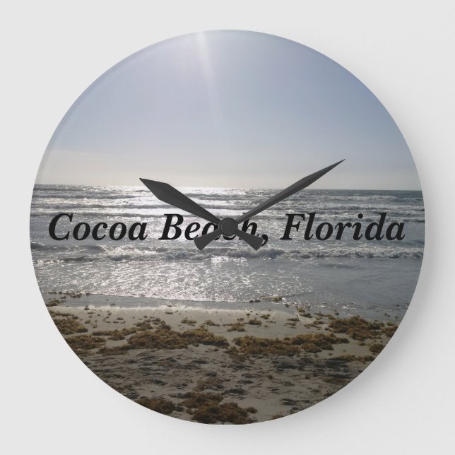 Grande Horloge Ronde Cocoa Beach Clock (Recto)