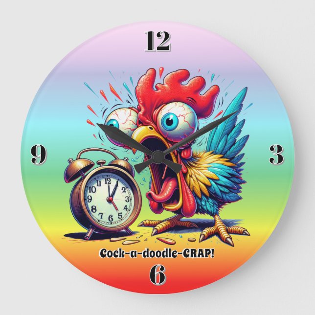 Grande Horloge Ronde Cocorico-CRAP ! (Recto)