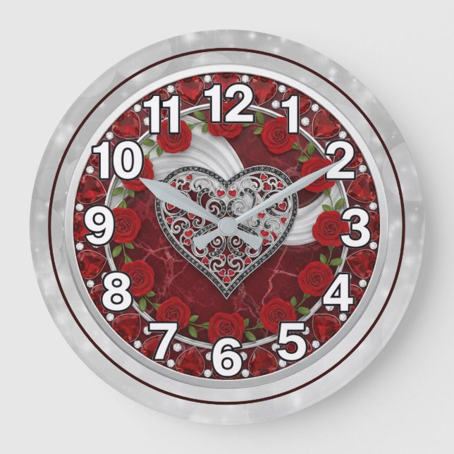 Grande Horloge Ronde Cœur  (Recto)