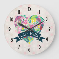 Coeur floral mignon de Ciao Bella sur les cercles