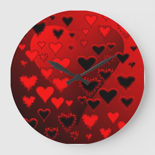 Grande Horloge Ronde Coeurs (Recto)
