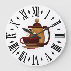 Grande Horloge Ronde Coffee