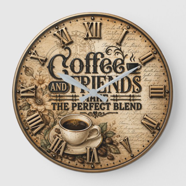 Grande Horloge Ronde Coffee and Friends  (Recto)