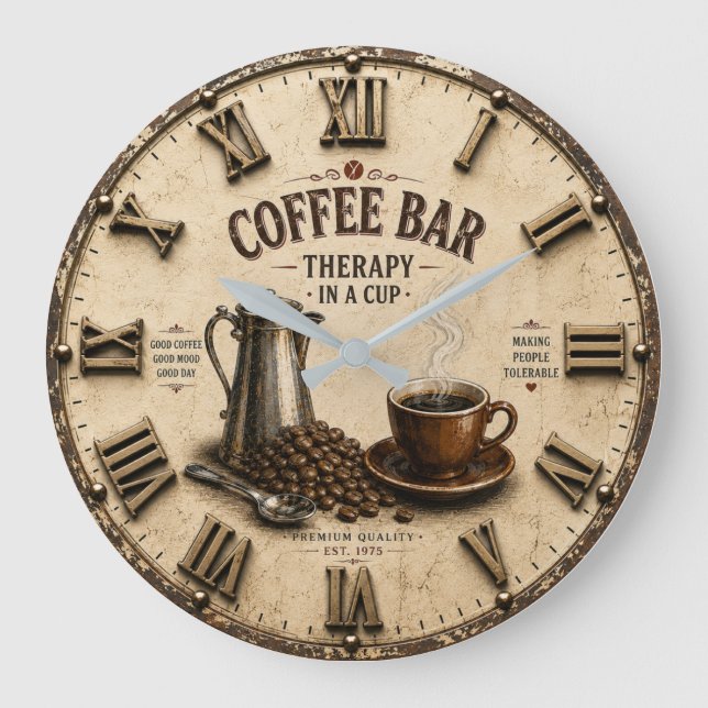 Grande Horloge Ronde Coffee Bar Therapy (Recto)