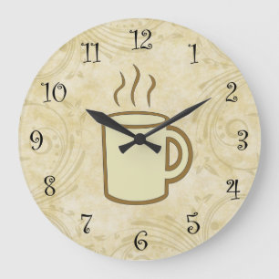 Grande Horloge Ronde Coffee Kitchen Wall Clocks