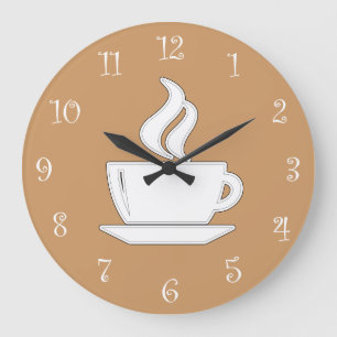 Grande Horloge Ronde Coffee Kitchen Wall Clocks
