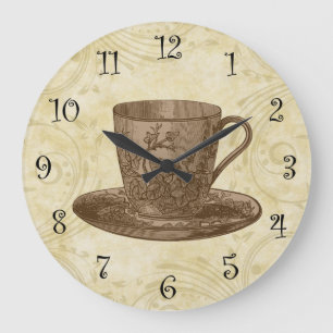 Grande Horloge Ronde Coffee Kitchen Wall Clocks