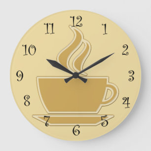 Grande Horloge Ronde Coffee Kitchen Wall Clocks