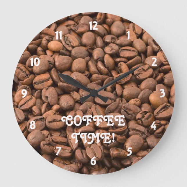 Grande Horloge Ronde Coffee Time Clock (Recto)