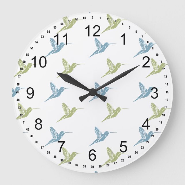 Grande Horloge Ronde Colibri (Recto)
