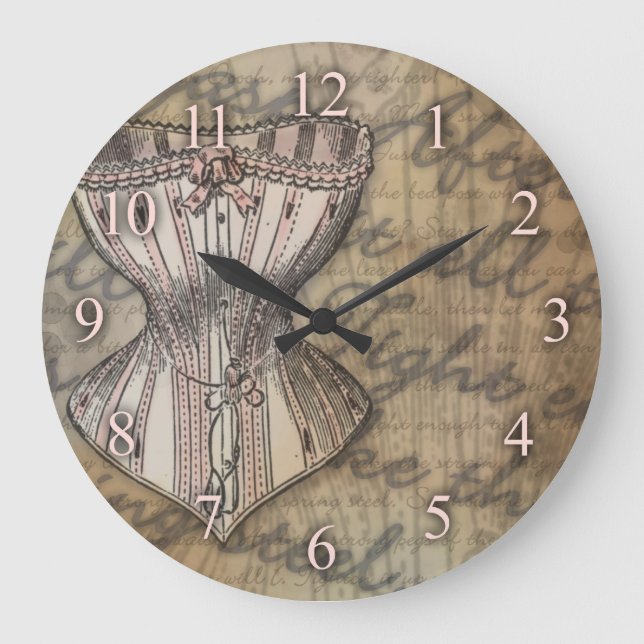 Grande Horloge Ronde Collage de corse (Recto)