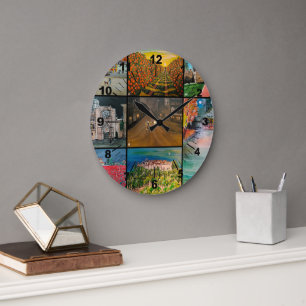 Grande Horloge Ronde Collage de Valence en Espagne par Alfred Fox
