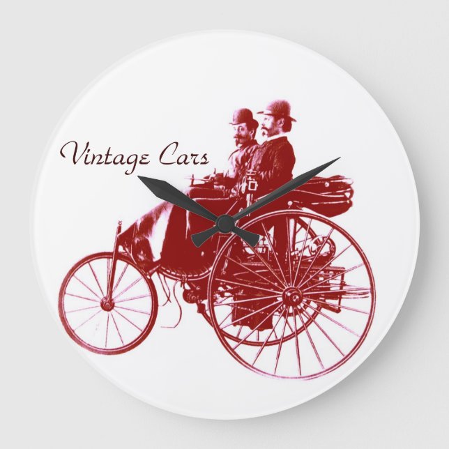 Grande Horloge Ronde Collecte de voitures anciennes (Recto)