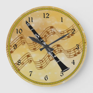 Grande Horloge Ronde Colorful Clarinet