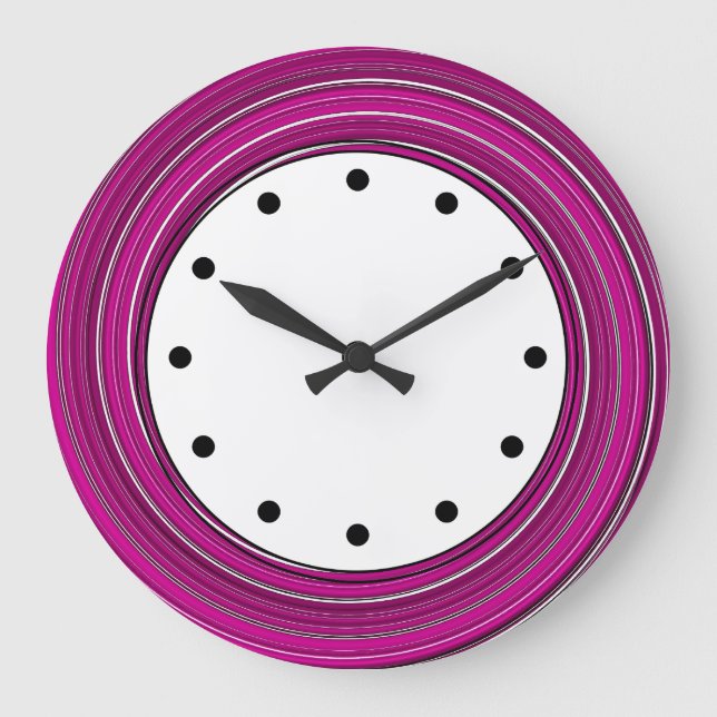 Grande Horloge Ronde Colorful Wall Clocks (Recto)