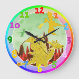 Grande Horloge Ronde Colors de Dragon